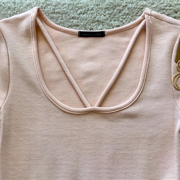 Peach/Blush Color Skater Dress - Picture 2 of 8